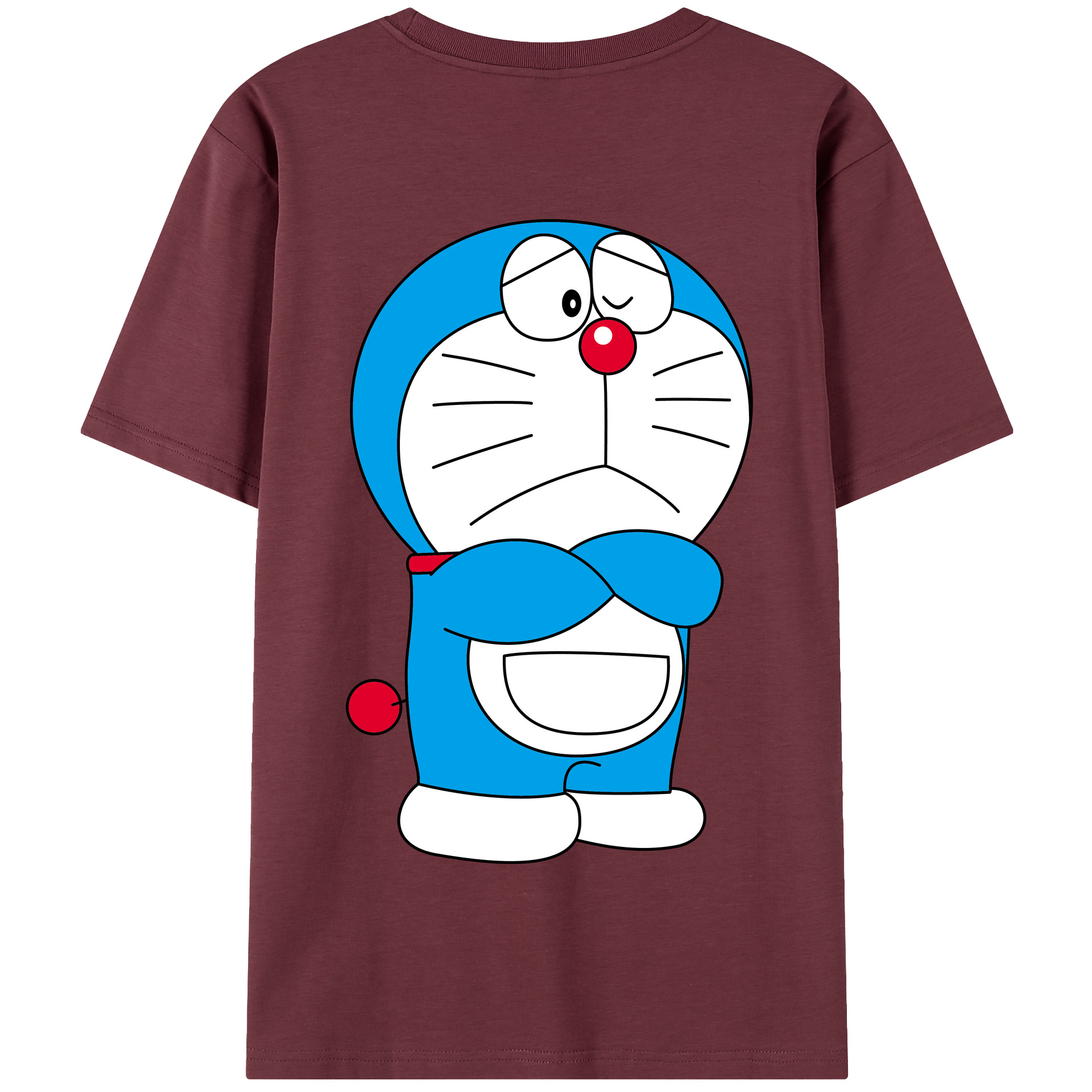 （画像用） ドラえもん Doraemon 綿100％半袖Tシャツ（背面プリント）